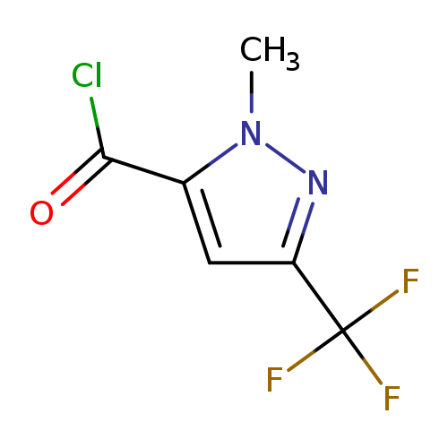 1H-Pyrazole-5-carbonyl chloride, 1-methyl-3-(trifluoromethyl)-