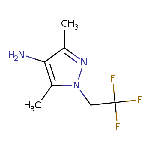 3,5-dimethyl-1-(2,2,2-trifluoroethyl)-1H-pyrazol-4-amine