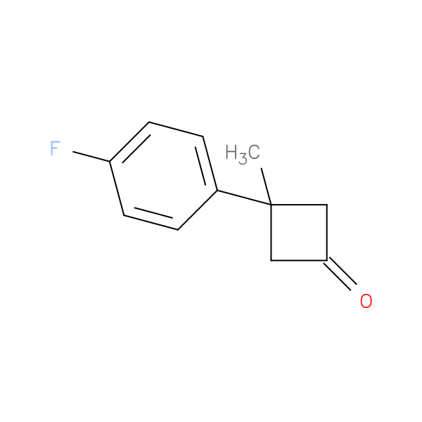 3-(4-fluorophenyl)-3-methylcyclobutan-1-one