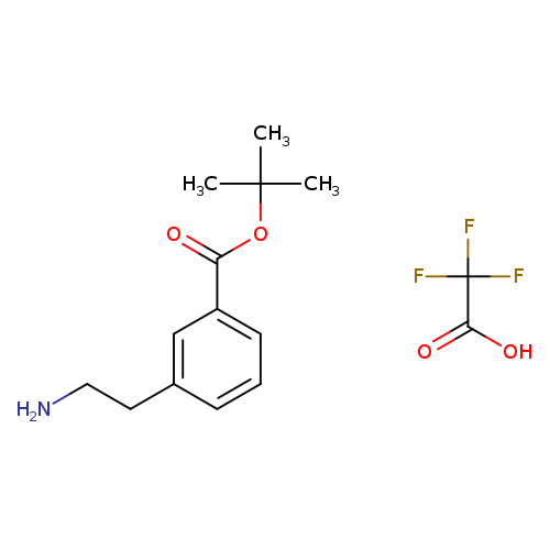 tert-butyl 3-(2-aminoethyl)benzoate, trifluoroacetic acid