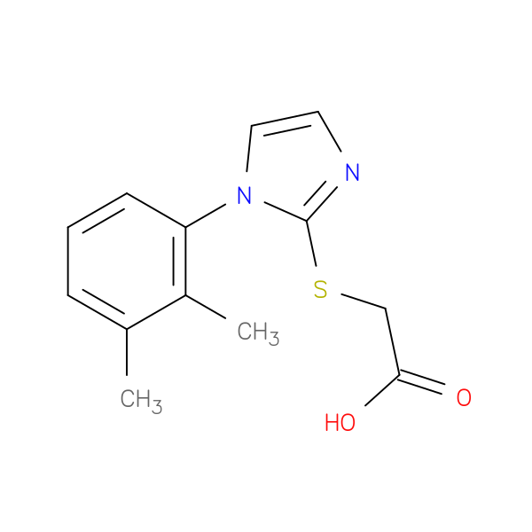 2-{[1-(2,3-dimethylphenyl)-1H-imidazol-2-yl]sulfanyl}acetic acid