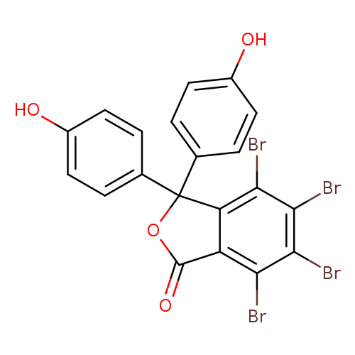1(3H)-Isobenzofuranone, 4,5,6,7-tetrabromo-3,3-bis(4-hydroxyphenyl)-