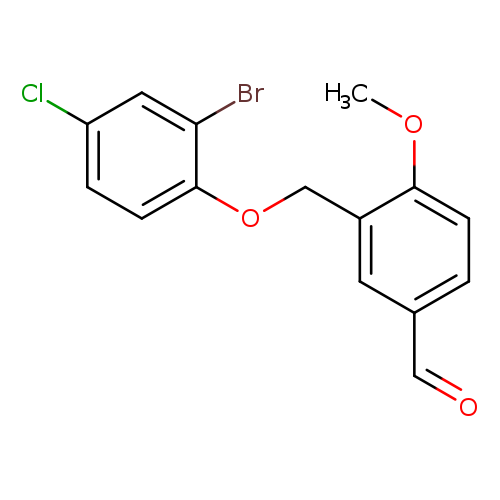 3-[(2-Bromo-4-chlorophenoxy)methyl]-4-methoxybenzaldehyde