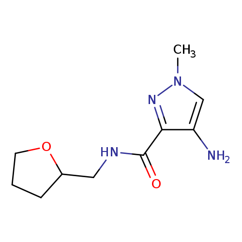 4-amino-1-methyl-N-(tetrahydrofuran-2-ylmethyl)-1H-pyrazole-3-carboxamide