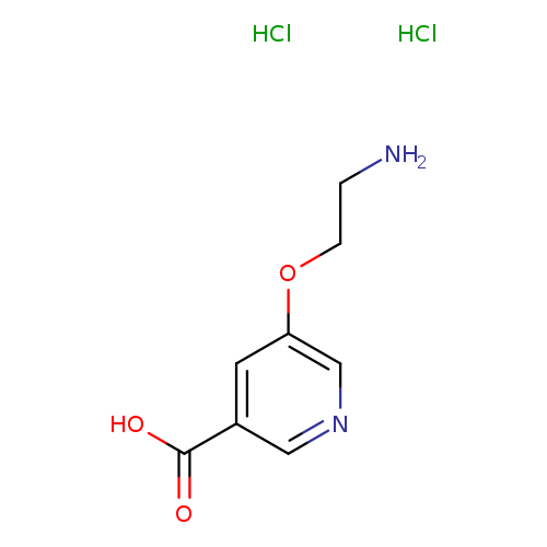 5-(2-aminoethoxy)pyridine-3-carboxylicaciddihydrochloride