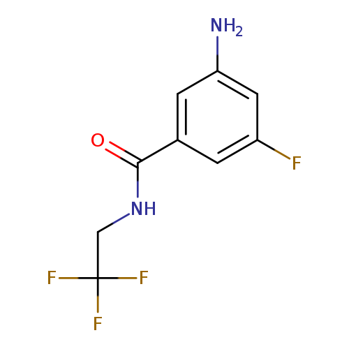 3-Amino-5-fluoro-N-(2,2,2-trifluoroethyl)benzamide