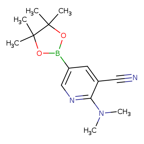 2-(Dimethylamino)-5-(4,4,5,5-Tetramethyl-1,3,2-Dioxaborolan-2-Yl)Nicotinonitrile