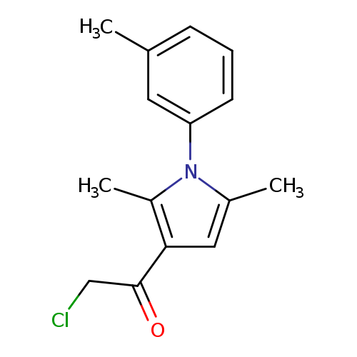 2-Chloro-1-(2,5-dimethyl-1-(m-tolyl)-1H-pyrrol-3-yl)ethanone