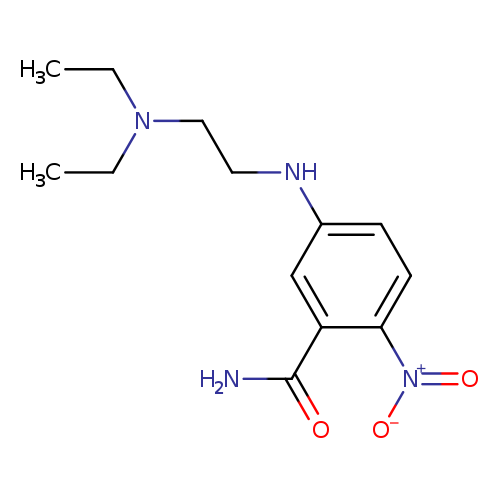 5-{[2-(diethylamino)ethyl]amino}-2-nitrobenzamide