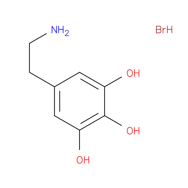 1,2,3-Benzenetriol, 5-(2-aminoethyl)-, hydrobromide (1:1)