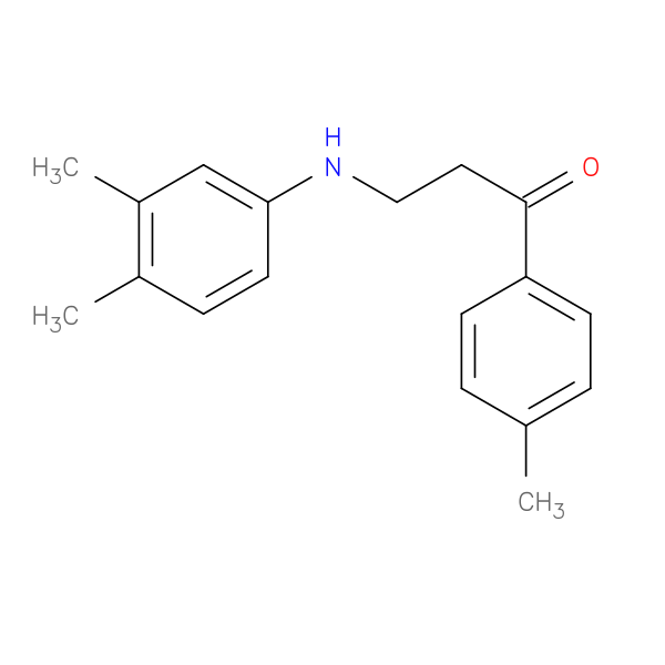 3-((3,4-Dimethylphenyl)amino)-1-(p-tolyl)propan-1-one