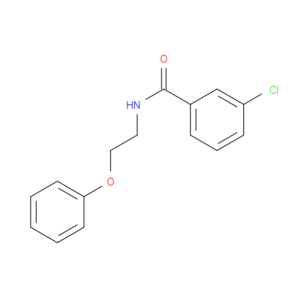 3-chloro-N-(2-phenoxyethyl)benzamide