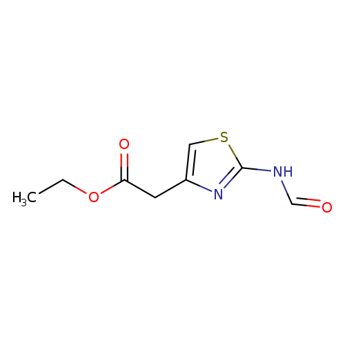 Ethyl 2-(2-formylaminothiazol-4-yl) acetate