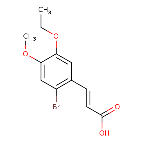 (2E)-3-(2-Bromo-5-ethoxy-4-methoxyphenyl)acrylic acid