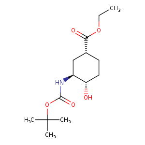 Ethyl (1R,3S,4S)-3-(tert-butoxycarbonylamino)-4-hydroxy-cyclohexanecarboxylate