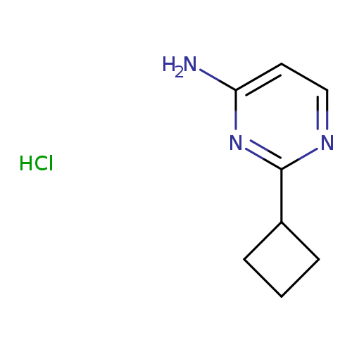 2-cyclobutylpyrimidin-4-amine hydrochloride
