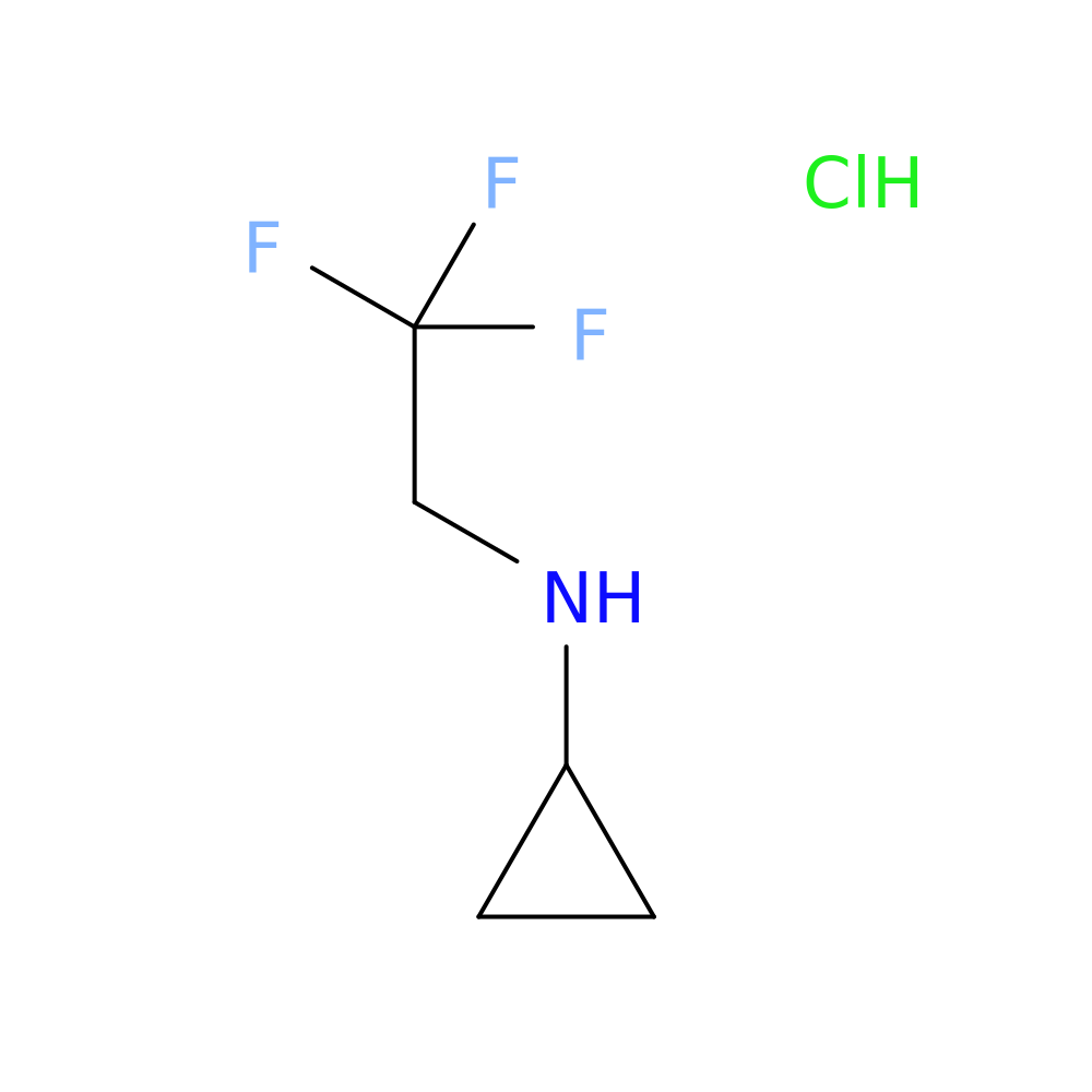 N-(2,2,2-trifluoroethyl)cyclopropanamine hydrochloride