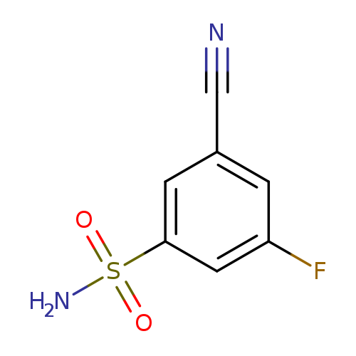 3-Cyano-5-fluorobenzene-1-sulfonamide