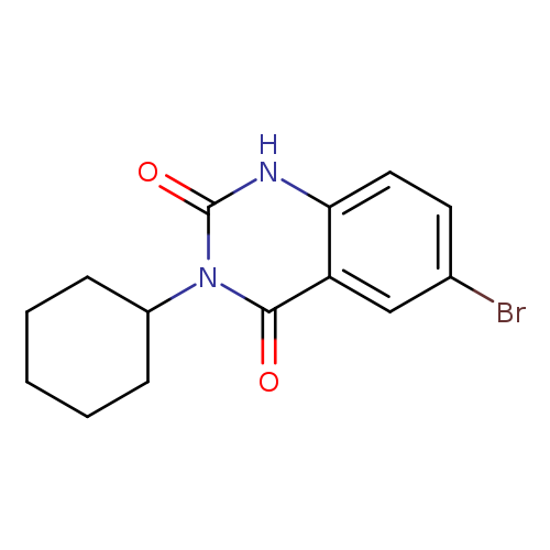 6-Bromo-3-cyclohexylquinazoline-2,4(1h,3h)-dione