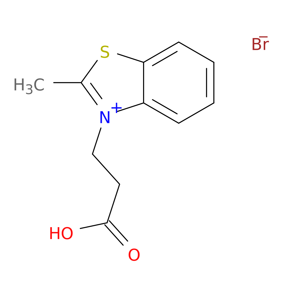 3-(2-Carboxyethyl)-2-methylbenzo[d]thiazol-3-ium bromide