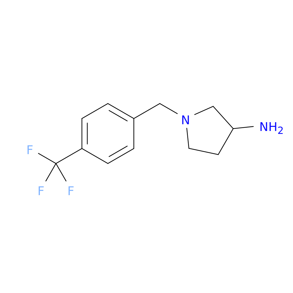 1-{[4-(trifluoromethyl)phenyl]methyl}pyrrolidin-3-amine