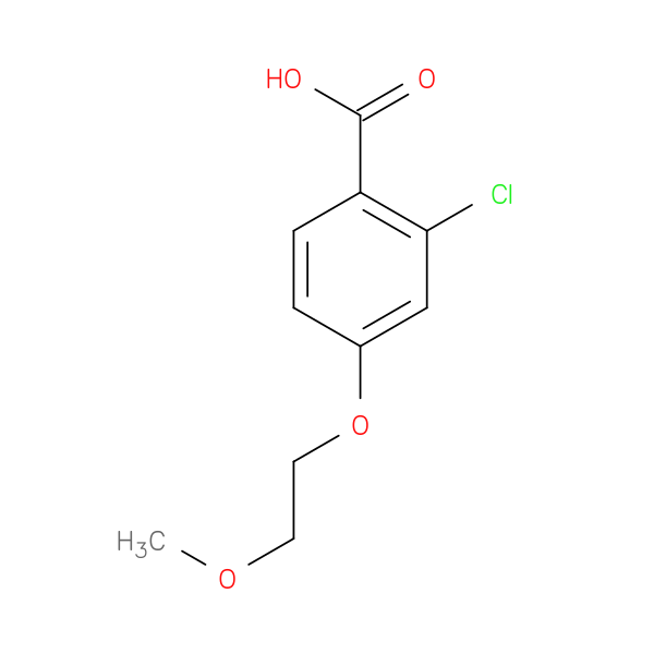 2-Chloro-4-(2-methoxyethoxy)benzoic acid