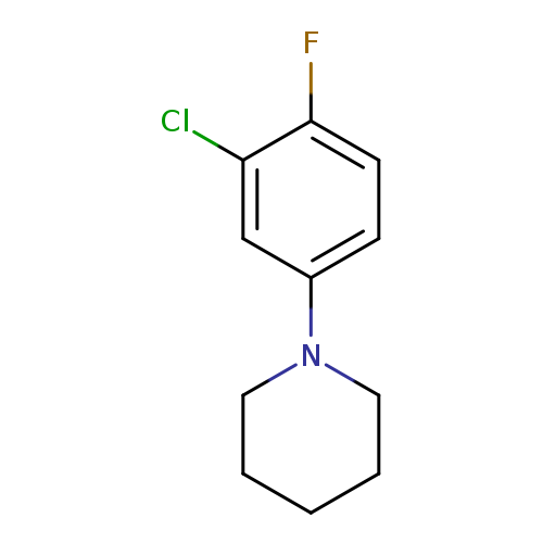 1-(3-Chloro-4-fluorophenyl)piperidine