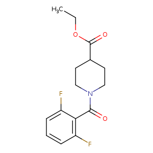 ethyl 1-(2,6-difluorobenzoyl)-4-piperidinecarboxylate