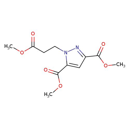 Dimethyl 1-(3-methoxy-3-oxopropyl)-1h-pyrazole-3,5-dicarboxylate