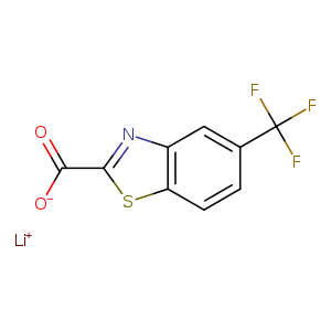 lithium(1+) 5-(trifluoromethyl)-1,3-benzothiazole-2-carboxylate