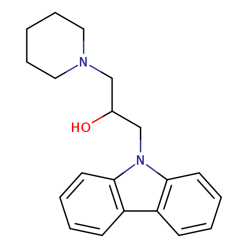 1-carbazol-9-yl-3-(1-piperidyl)propan-2-ol