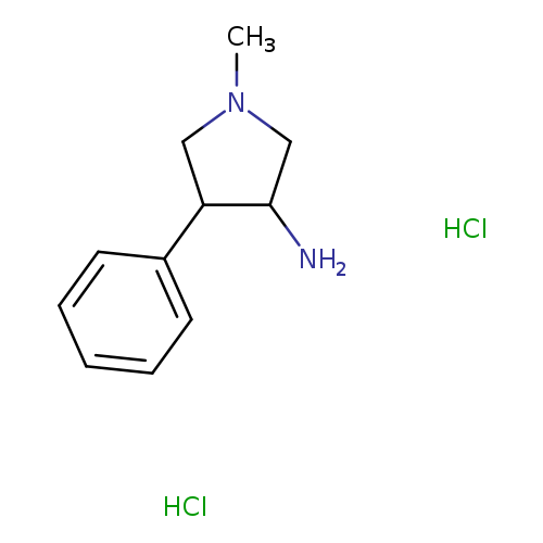 1-methyl-4-phenylpyrrolidin-3-amine dihydrochloride