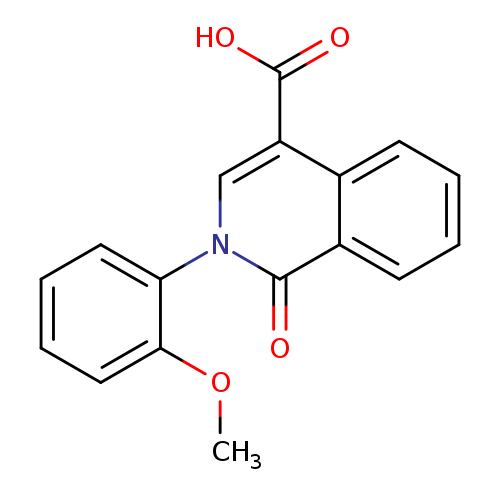 2-(2-methoxyphenyl)-1-oxo-1,2-dihydroisoquinoline-4-carboxylic acid