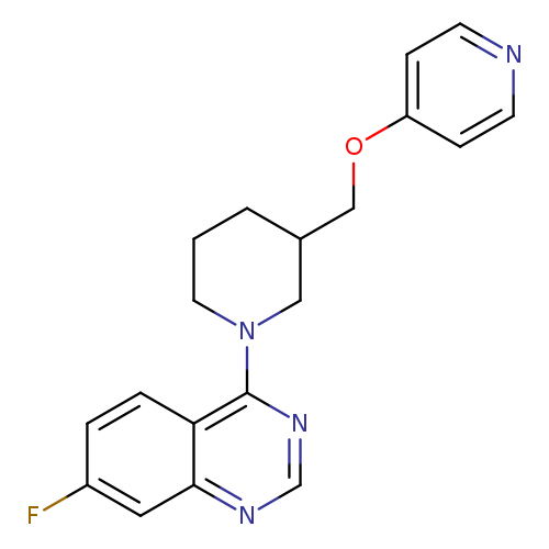 7-fluoro-4-{3-[(pyridin-4-yloxy)methyl]piperidin-1-yl}quinazoline