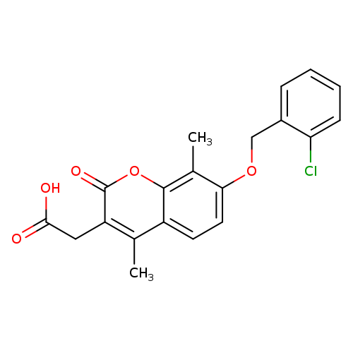 {7-[(2-chlorobenzyl)oxy]-4,8-dimethyl-2-oxo-2H-chromen-3-yl}acetic acid