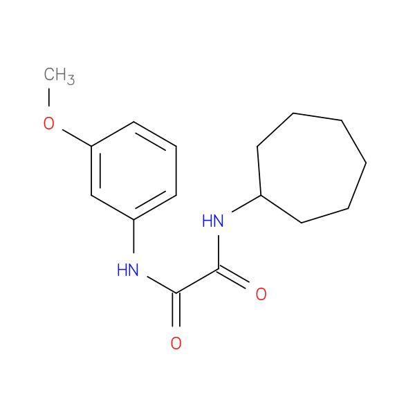 N'-cycloheptyl-N-(3-methoxyphenyl)ethanediamide