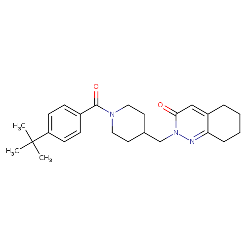 2-{[1-(4-tert-butylbenzoyl)piperidin-4-yl]methyl}-2,3,5,6,7,8-hexahydrocinnolin-3-one