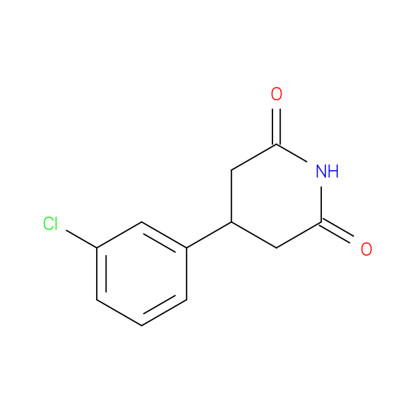 4-(3-chlorophenyl)piperidine-2,6-dione