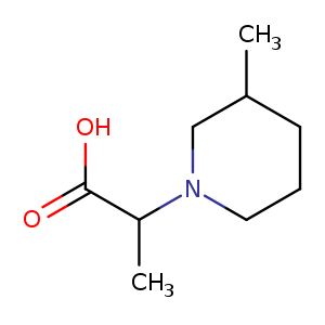 2-(3-Methylpiperidin-1-yl)propanoic acid