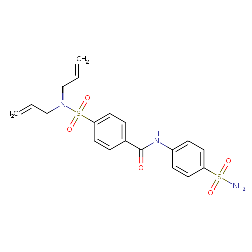 4-[bis(prop-2-en-1-yl)sulfamoyl]-N-(4-sulfamoylphenyl)benzamide