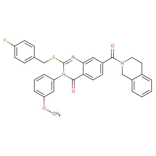2-{[(4-fluorophenyl)methyl]sulfanyl}-3-(3-methoxyphenyl)-7-(1,2,3,4-tetrahydroisoquinoline-2-carbonyl)-3,4-dihydroquinazolin-4-one