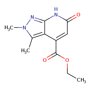 Ethyl 2,3-dimethyl-6-oxo-6,7-dihydro-2H-pyrazolo[3,4-b]pyridine-4-carboxylate