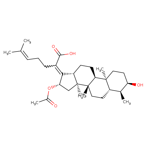 (3α,4α,8α,9β,13α,14β,16β,17Z)-16-(Acetyloxy)-3-hydroxy-29-nordaMMara-17(20),24-dien-21-oic Acid