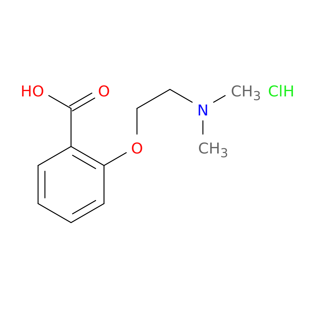 2-[2-(dimethylamino)ethoxy]benzoic acid hydrochloride