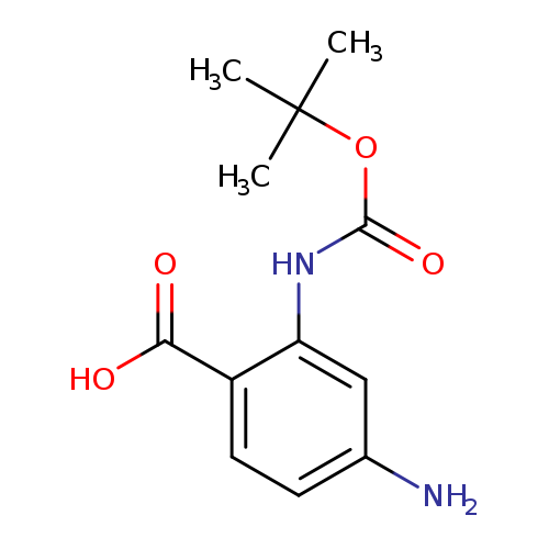 4-amino-2-((tert-butoxycarbonyl)amino)benzoic acid