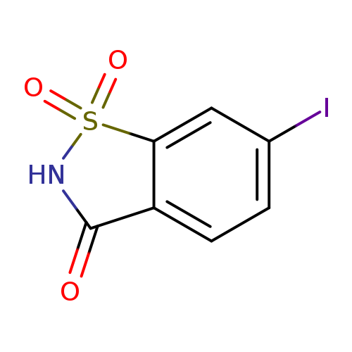 1,2-Benzisothiazol-3(2H)-one, 6-iodo-, 1,1-dioxide