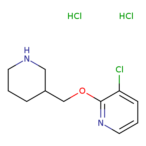 3-chloro-2-[(piperidin-3-yl)methoxy]pyridine dihydrochloride