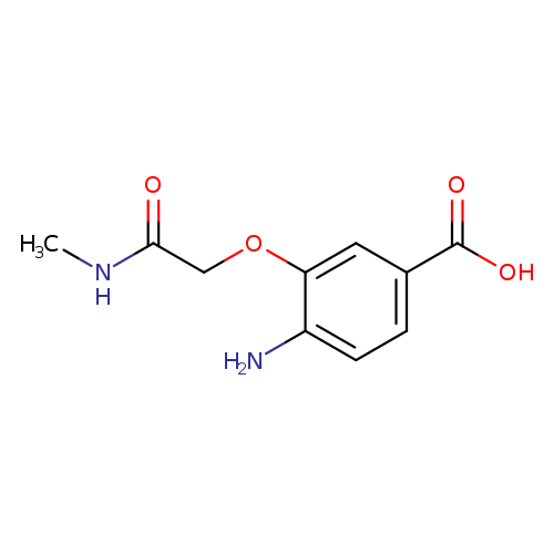 4-amino-3-[(methylcarbamoyl)methoxy]benzoic acid