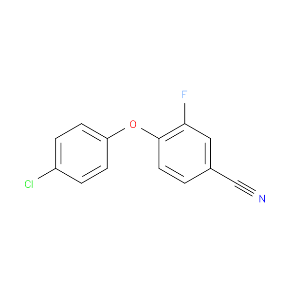 4-(4-Chlorophenoxy)-3-fluorobenzonitrile