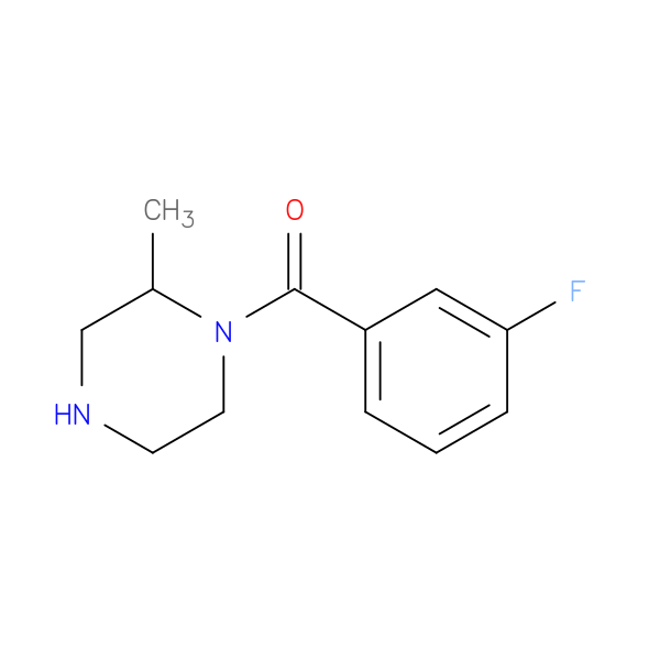 (3-Fluorophenyl)(2-methylpiperazin-1-yl)methanone